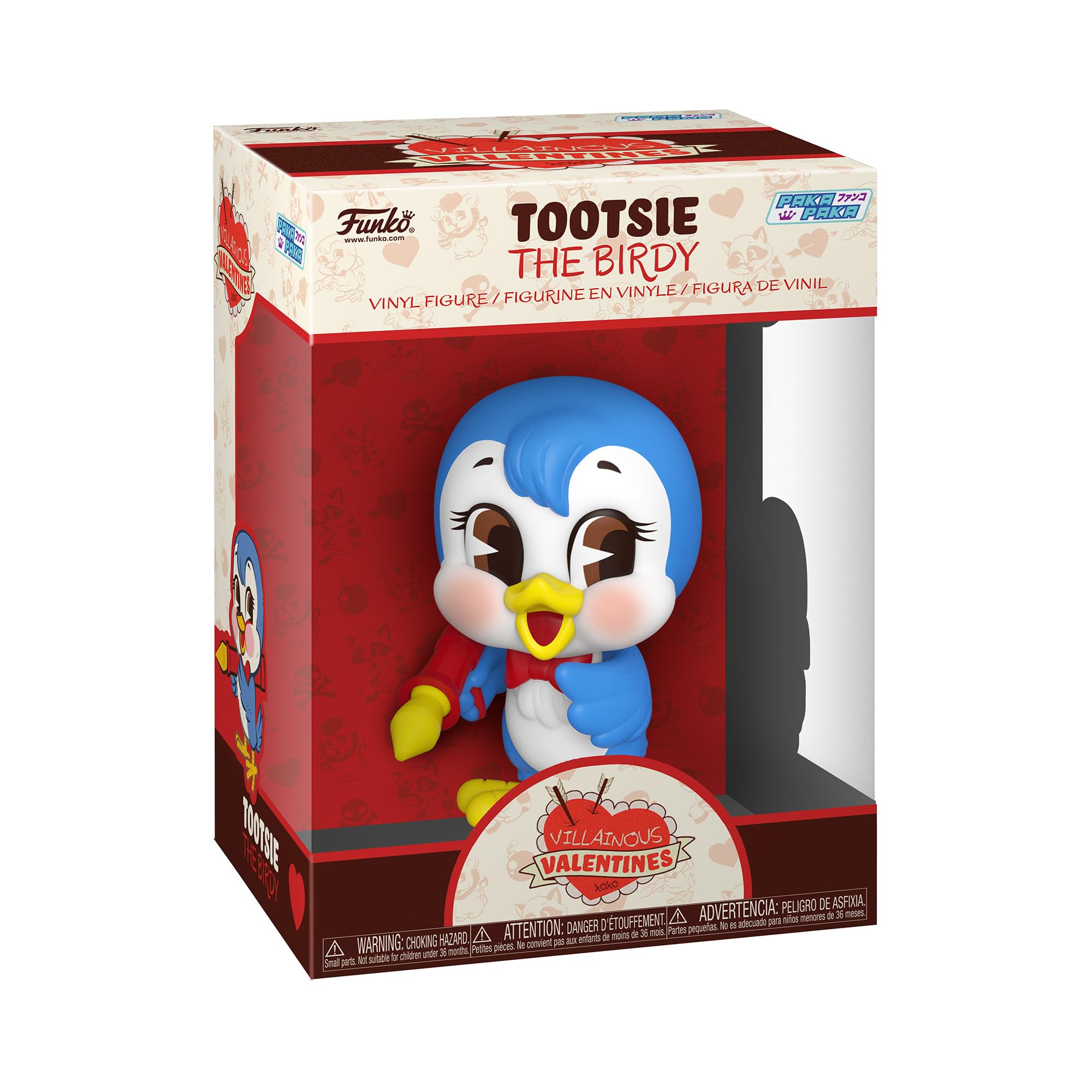 Funko Figura Villainous Valentines Birdy - Muñeco de Vinilo Coleccionable 9,5 cm - Regalo Perfecto para Fans y Coleccionistas - Merchandising Oficial y Accesorio de Exhibición Funko Figura Villainous Valentines Birdy - Muñeco de Vinilo Coleccionable 9,5 cm - Regalo Perfecto para Fans y Coleccionistas - Merchandising Oficial y Accesorio de Exhibición